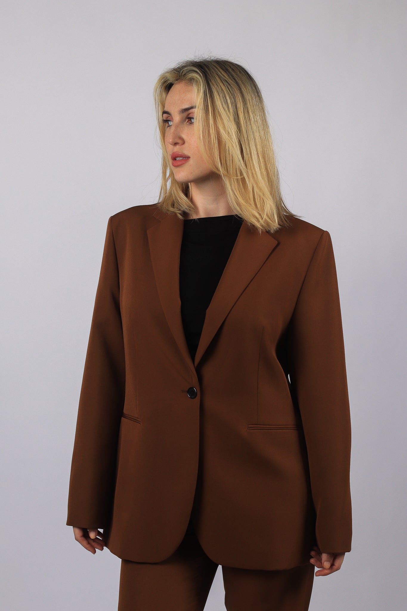 Ensemble Costume Marron Foncé
