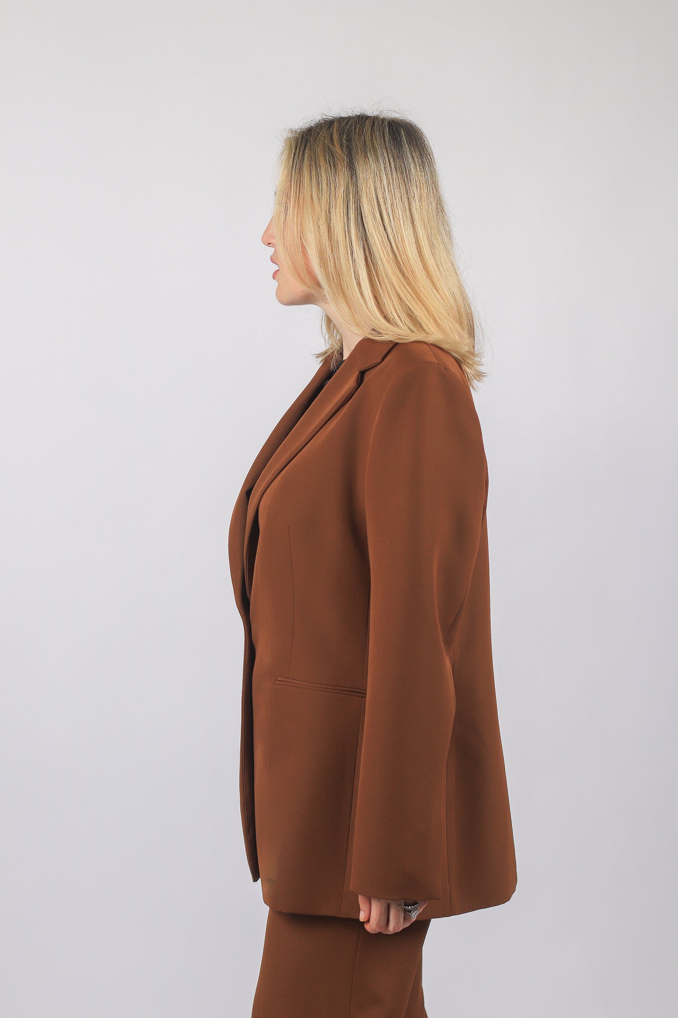 Ensemble Costume Marron Foncé