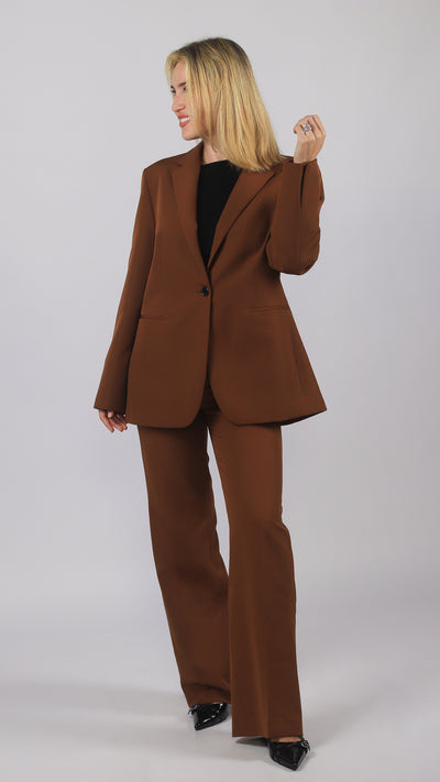 Ensemble Costume Marron Foncé