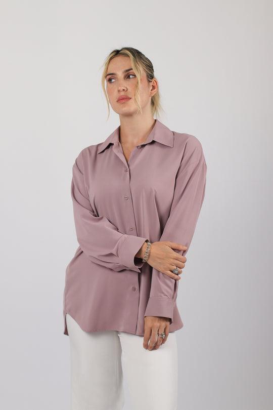 Chemise à manches longues pour femme