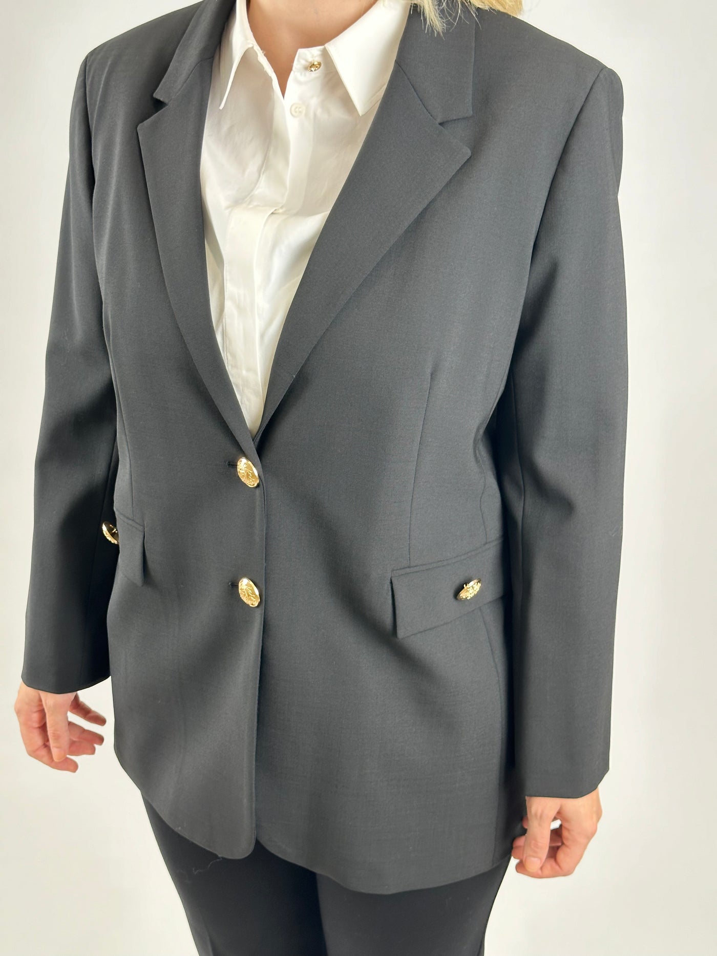 Veste Noir avec boutons, Pantalon Noir
