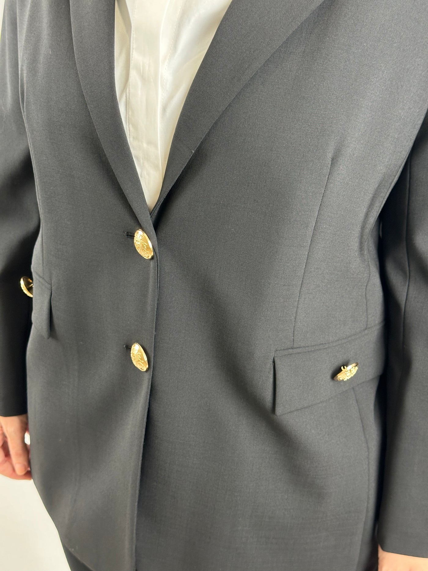 Veste Noir avec boutons, Pantalon Noir