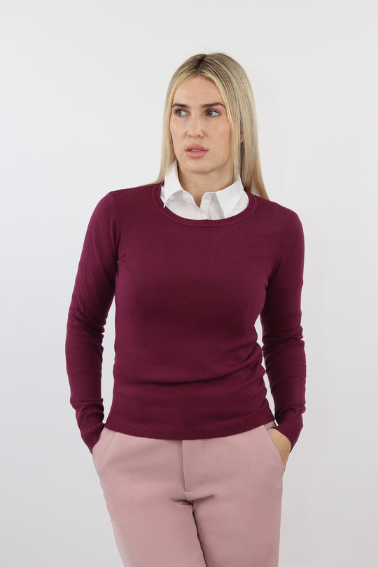 pull en bordeaux