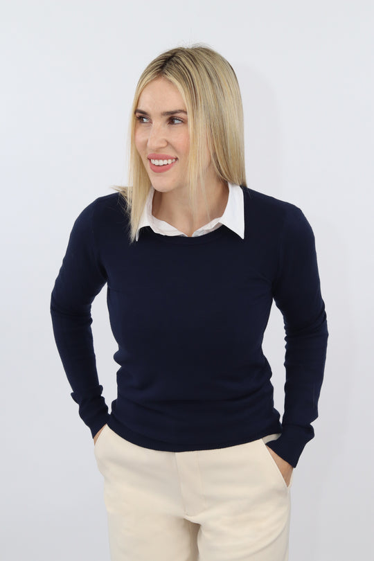 pull en blue marine